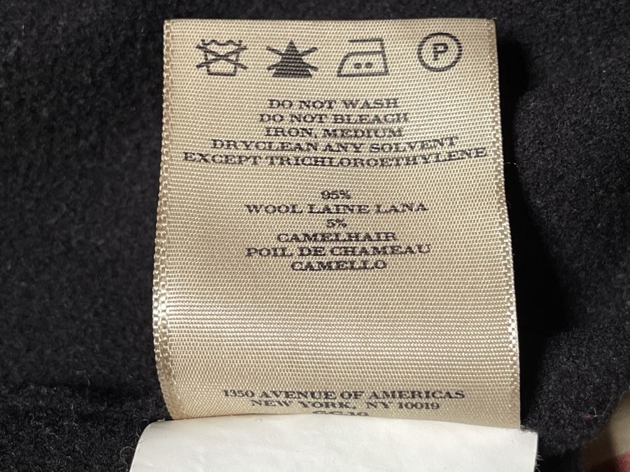 Burberry London Wool Coat With Hood And Matching Burberry Hat Size S [Photo 8]