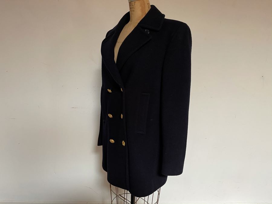 JUST ADDED - Evan-Picone Blue Wool Jacket [Photo 6]