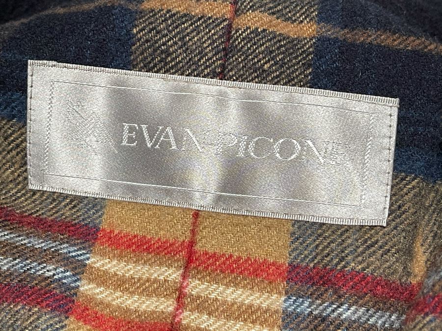 JUST ADDED - Evan-Picone Blue Wool Jacket [Photo 8]