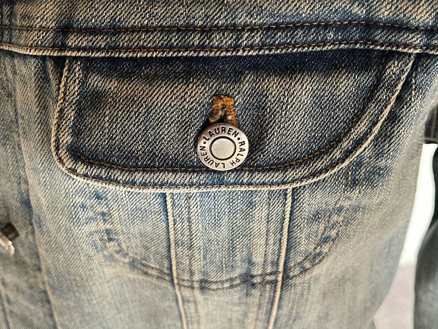 JUST ADDED - Ralph Lauren Jean Jacket Size P/L [Photo 5]