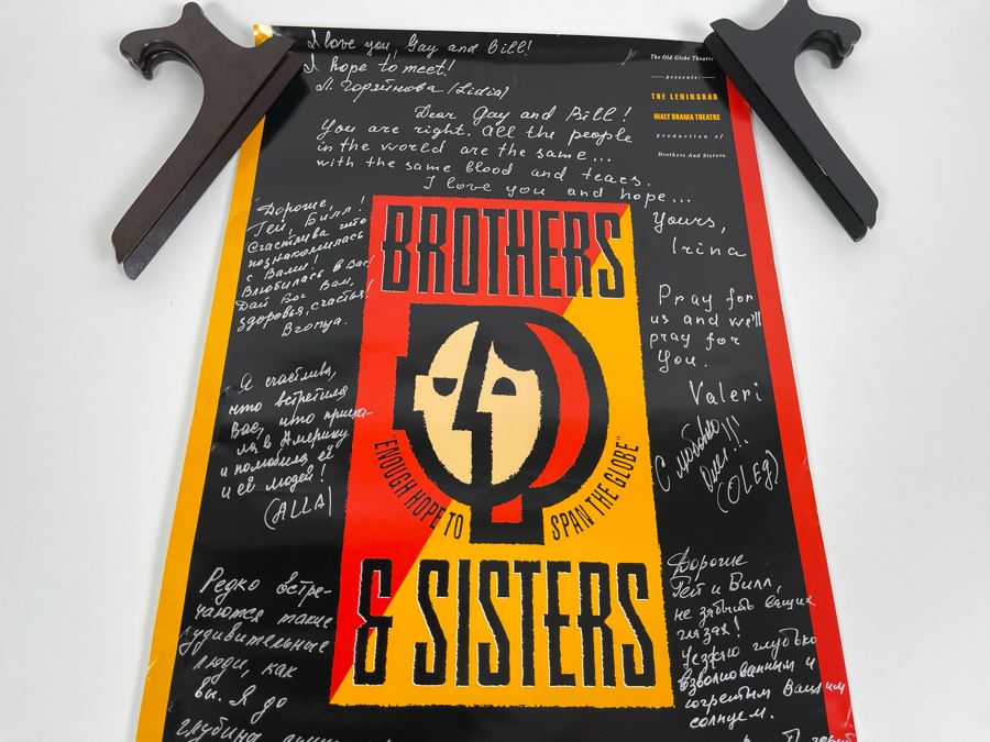 JUST ADDED - Signed Brothers & Sisters San Diego Arts Festival Treasures Of The Soviet Union Poster 14 X 23 [Photo 3]