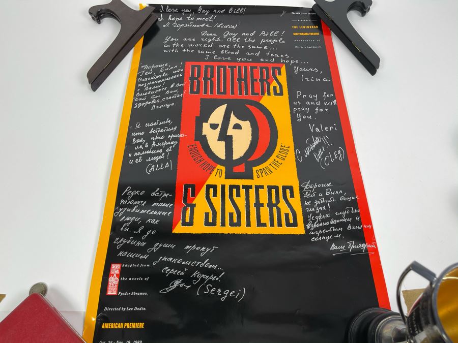 JUST ADDED - Signed Brothers & Sisters San Diego Arts Festival Treasures Of The Soviet Union Poster 14 X 23 [Photo 2]