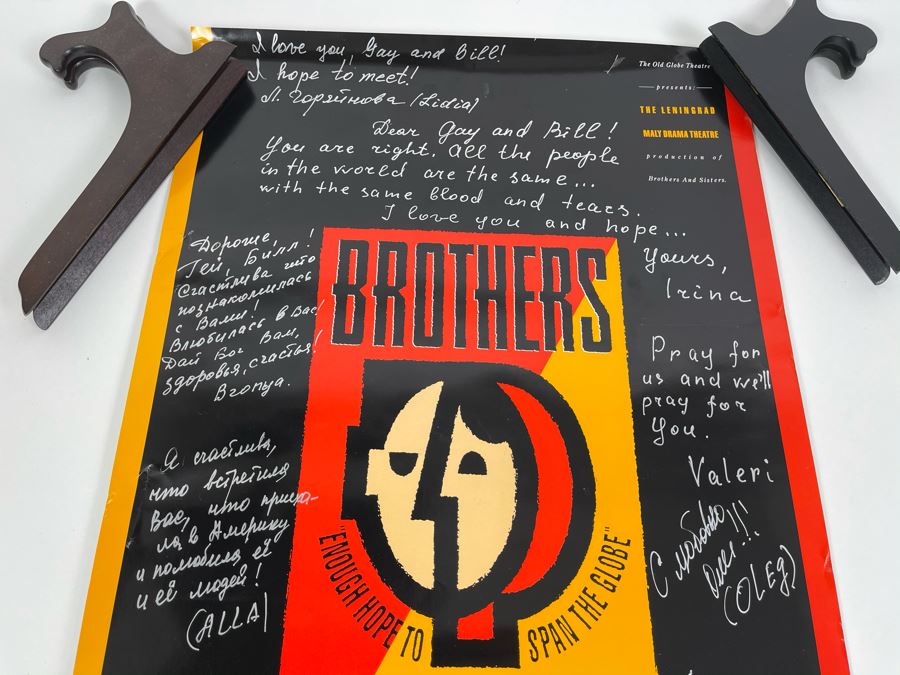 JUST ADDED - Signed Brothers & Sisters San Diego Arts Festival Treasures Of The Soviet Union Poster 14 X 23 [Photo 5]