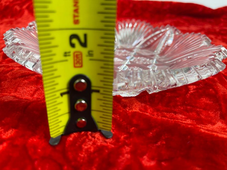 American Brilliant Cut Glass Dish Bowl 7W X 1H [Photo 10]