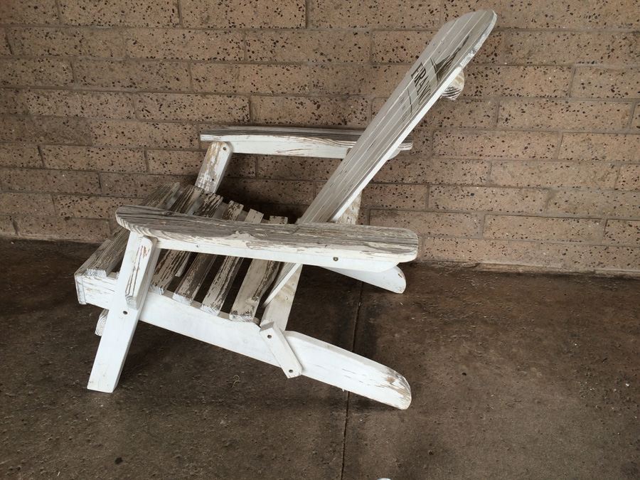 White Adirondack Chair   4183 Qmgb 