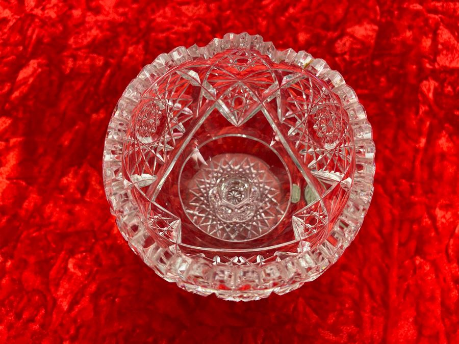American Brilliant Cut Glass Footed Bowl 4W X 4H [Photo 3]