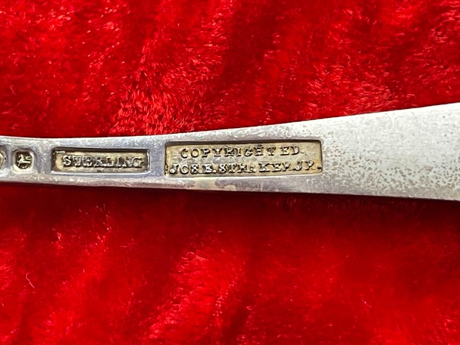 Antique Sterling Silver Enamel Golden Gate San Francisco Souvenir Spoon 27.9 [Photo 9]