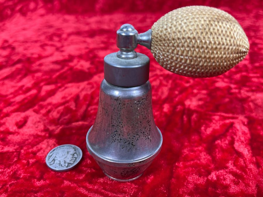 Vintage Weighted Sterling Silver Perfume Atomizer Bottle