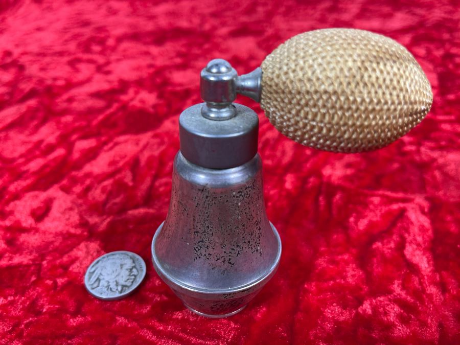 Vintage Weighted Sterling Silver Perfume Atomizer Bottle [Photo 2]