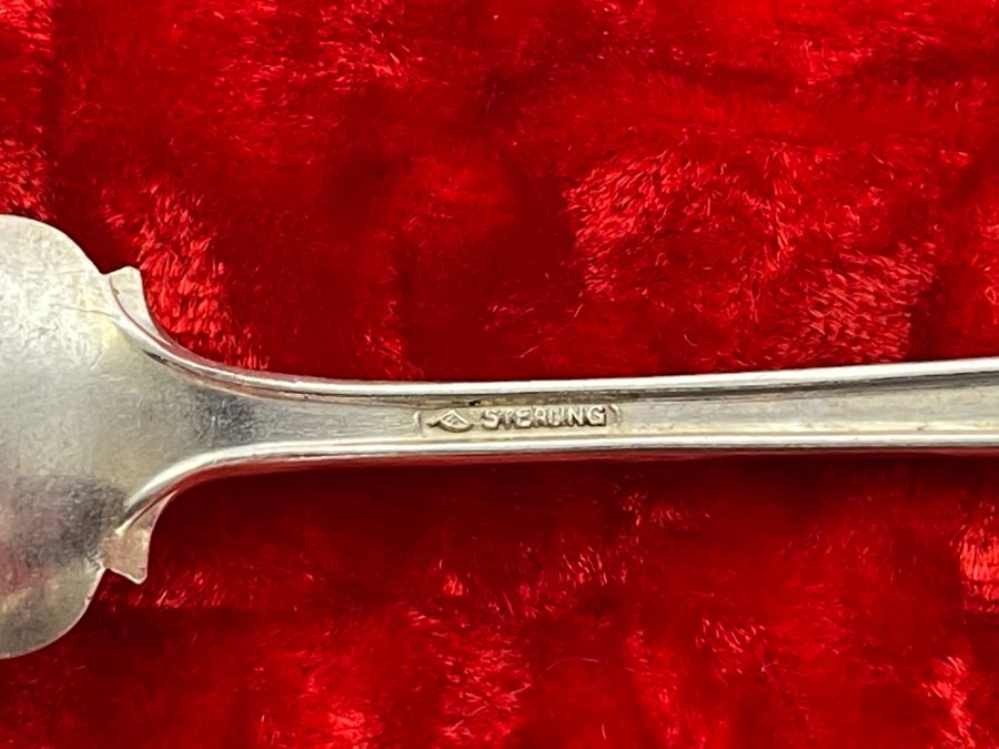 Collection Of Five Antique Sterling Silver Serving Forks Total Weight 93.5g [Photo 14]