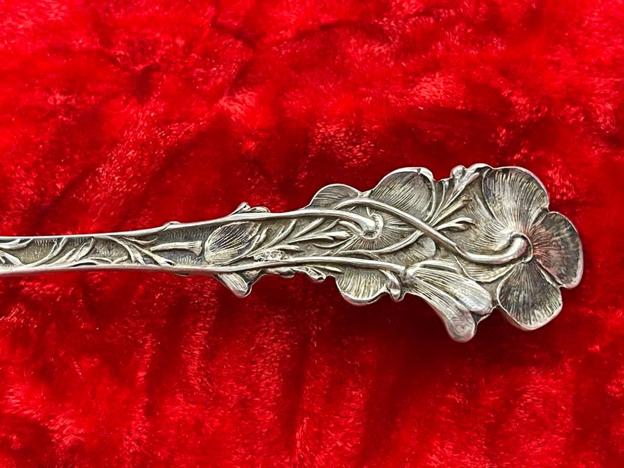 Antique Sterling Silver Cliff House San Francisco Souvenir Spoon 21.8g [Photo 8]