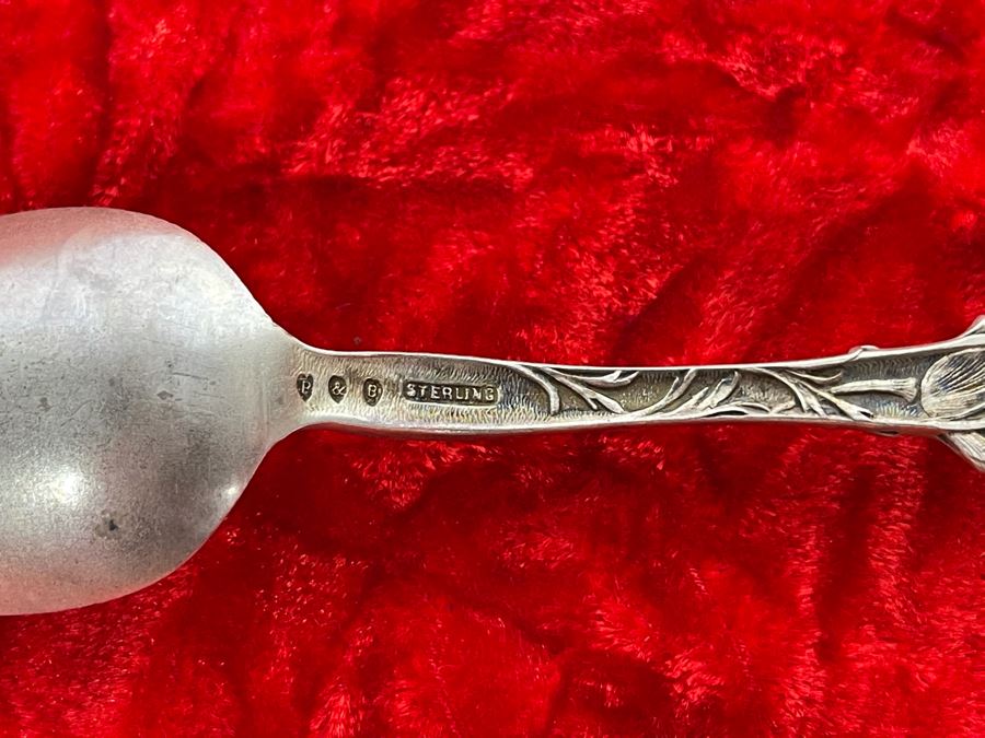 Antique Sterling Silver Cliff House San Francisco Souvenir Spoon 21.8g [Photo 7]