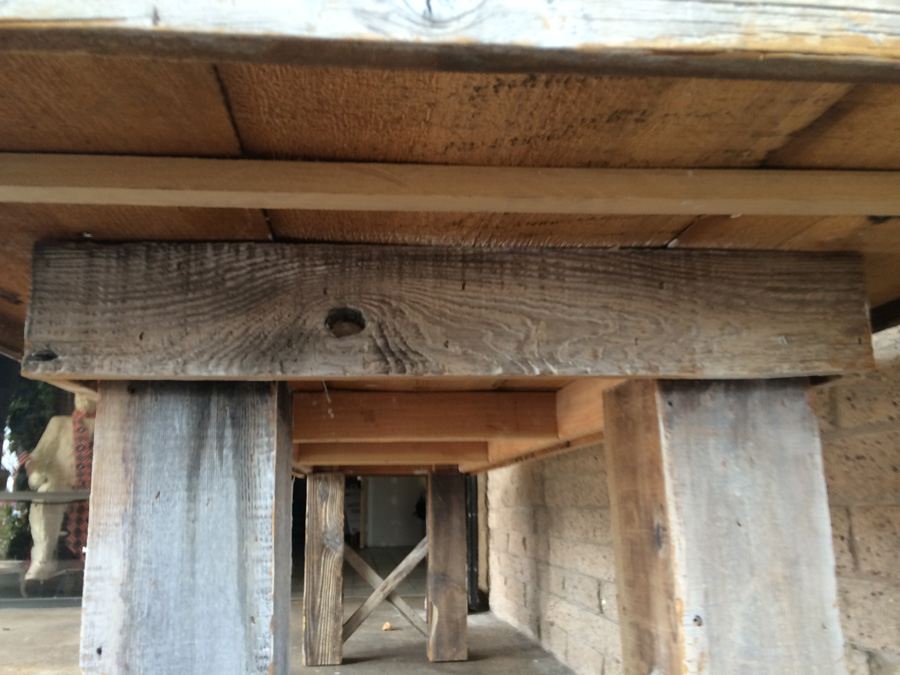 Very Large 10' Farm Table [Photo 10]