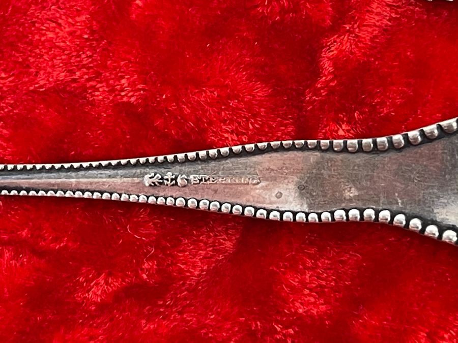 Set Of Three Vintage Sterling Silver Spoons 22.4g [Photo 5]