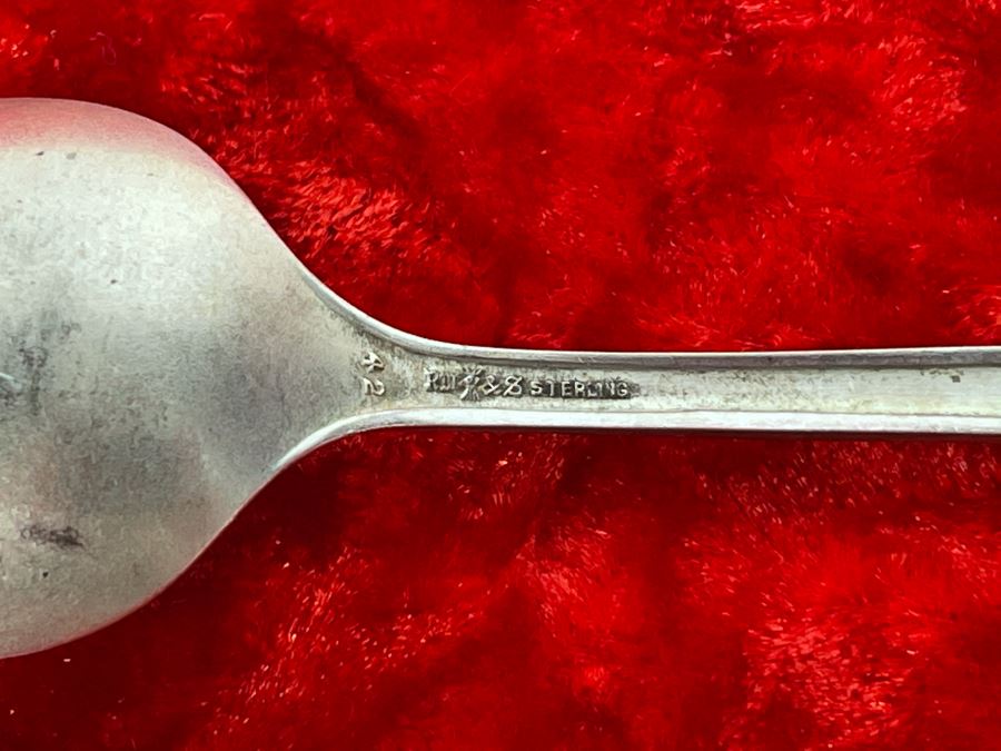 Antique Sterling Silver Souvenir Spoon And Fork 46.5g [Photo 10]