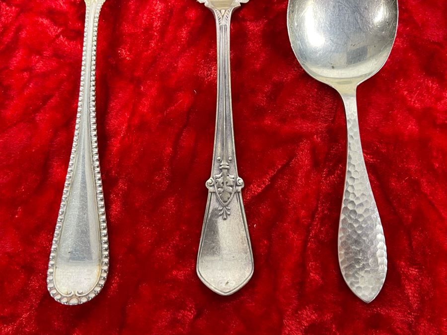 Collection Of Vintage Sterling Silver Spoons 92.4g [Photo 6]