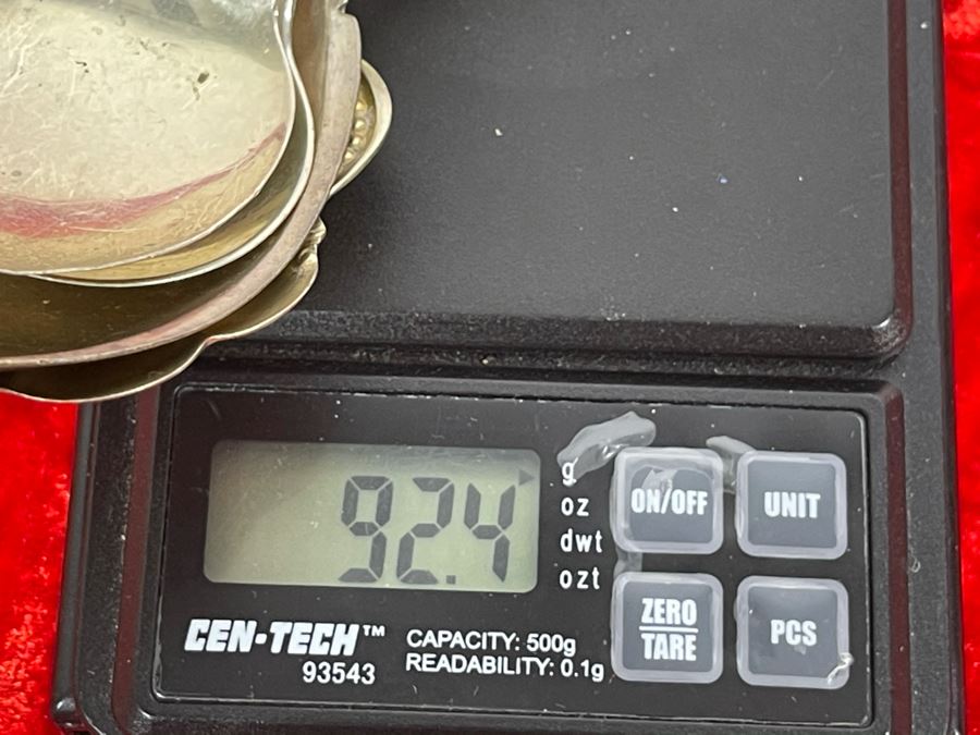 Collection Of Vintage Sterling Silver Spoons 92.4g [Photo 17]