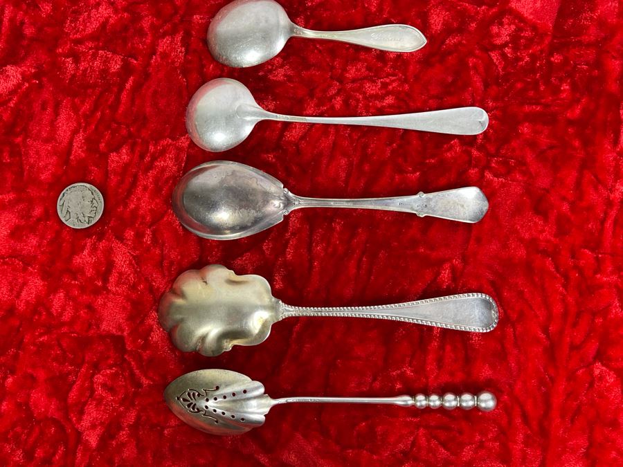 Collection Of Vintage Sterling Silver Spoons 92.4g [Photo 7]