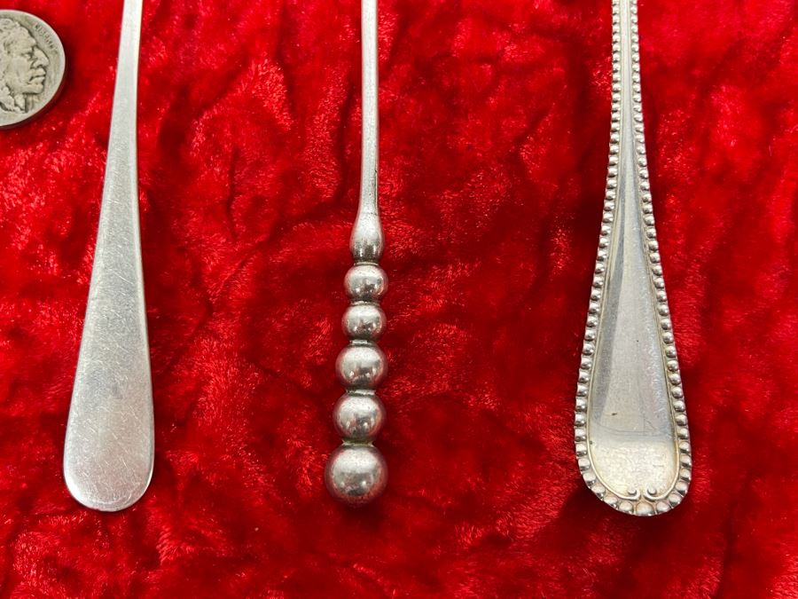 Collection Of Vintage Sterling Silver Spoons 92.4g [Photo 5]
