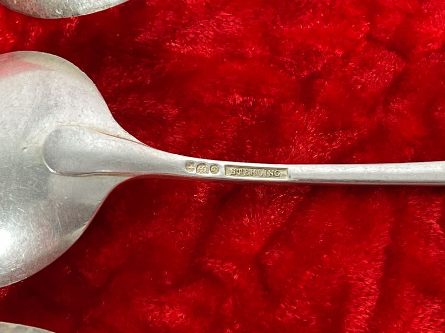 Collection Of Vintage Sterling Silver Spoons 92.4g [Photo 13]