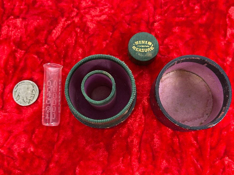 Antique Medicine Glass & Minim Measure By S. Maw. Son & Thompson London England [Photo 7]