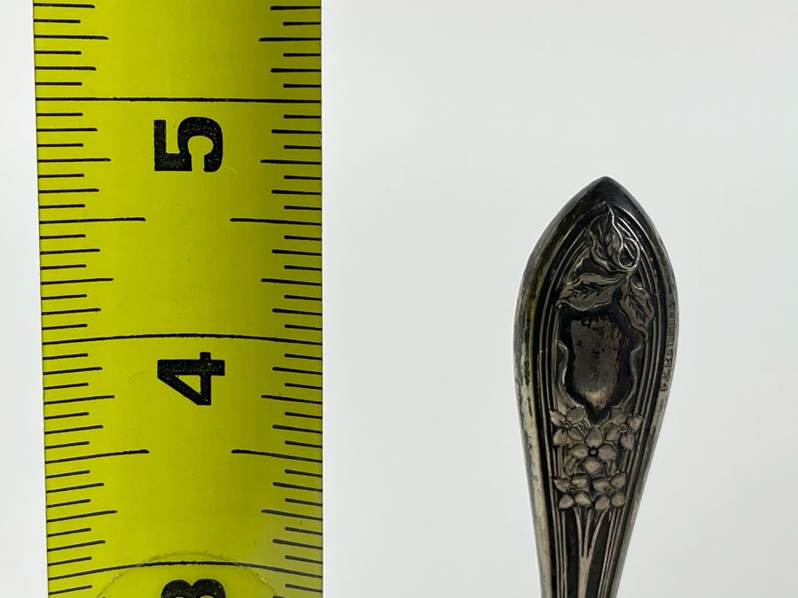 Vintage Sterling Silver Handle Bell 4.5H [Photo 7]