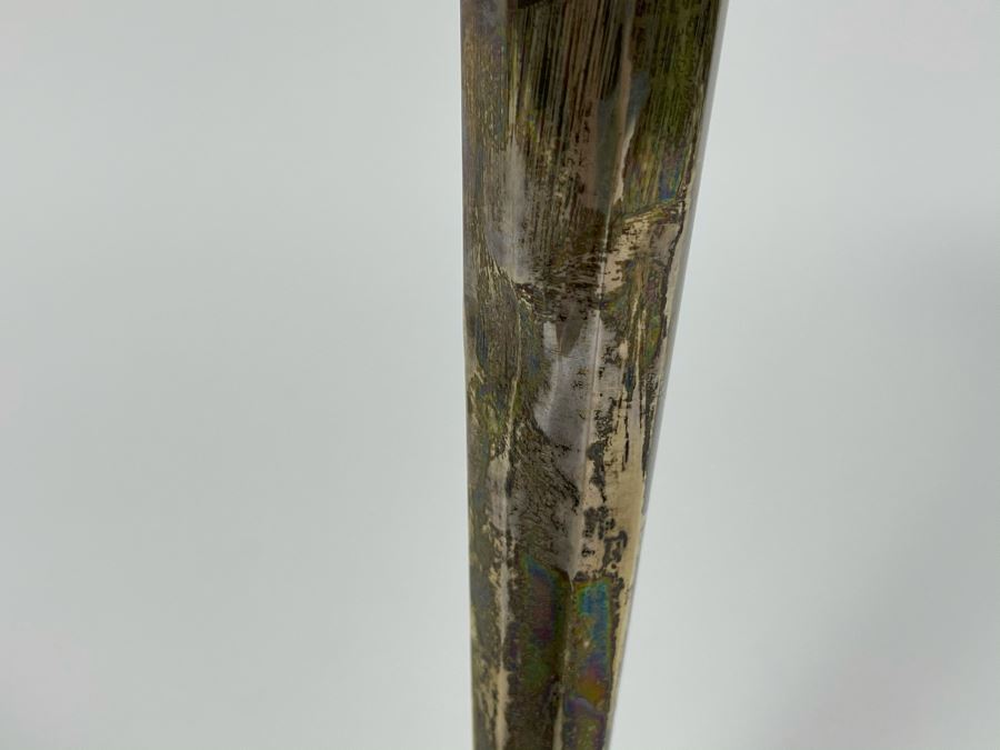 Vintage Sterling Silver Weighted Vase 10H [Photo 4]