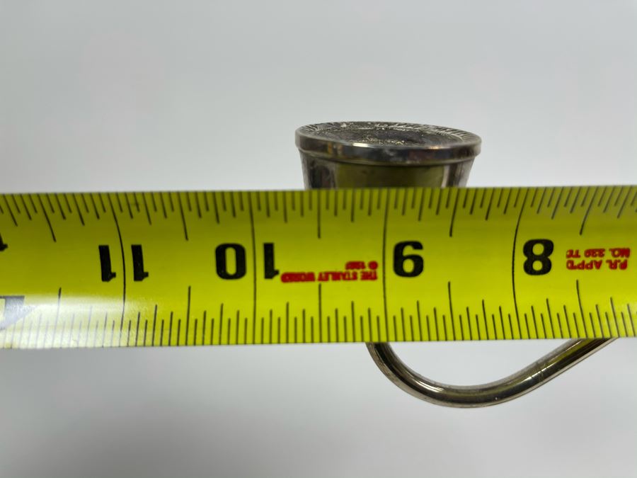 Pair Of Vintage Sterling Silver Weighted Candelabras 9.5W X 10H [Photo 9]