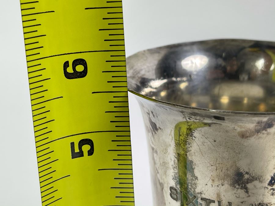 Pair Of Wallace Silverplate Horse Show Trophy Cups 5.5H [Photo 4]