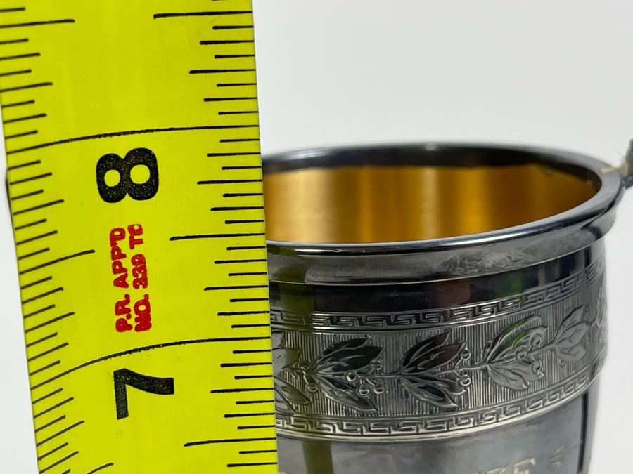 Vintage 1930 Silverplate Trophy Third Prize Pharmacy Week Window Won By Client Who Owned Farley's Drug Store In New Jersey 7.5H [Photo 6]