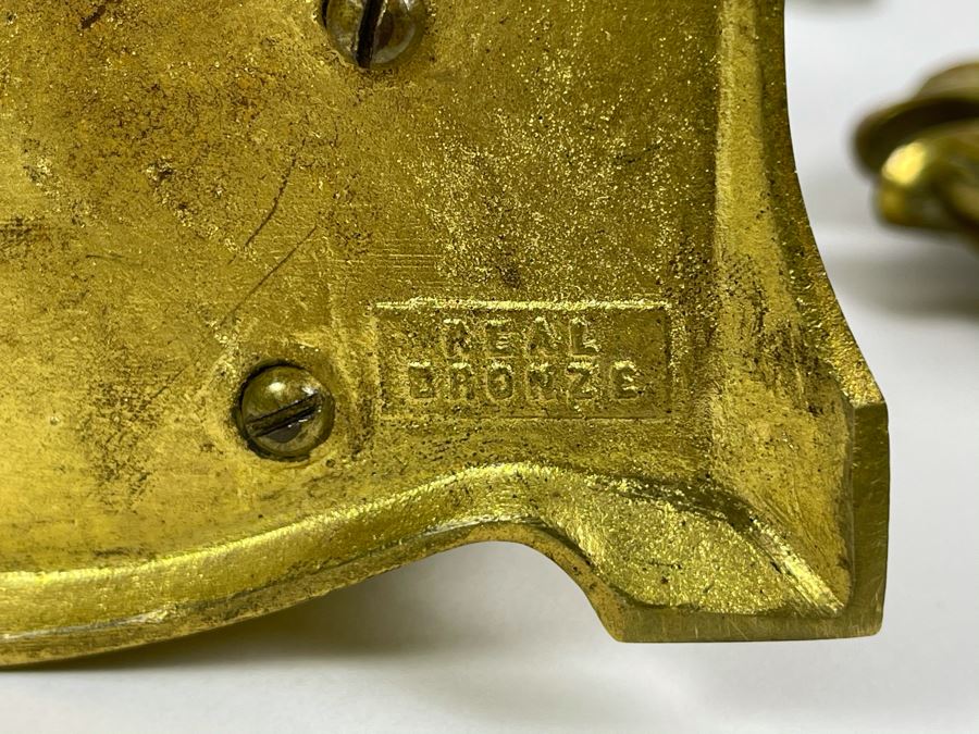 Vintage Bronze Brass Letter Holder And Pair Of Vintage Brass Nutcrackers [Photo 10]