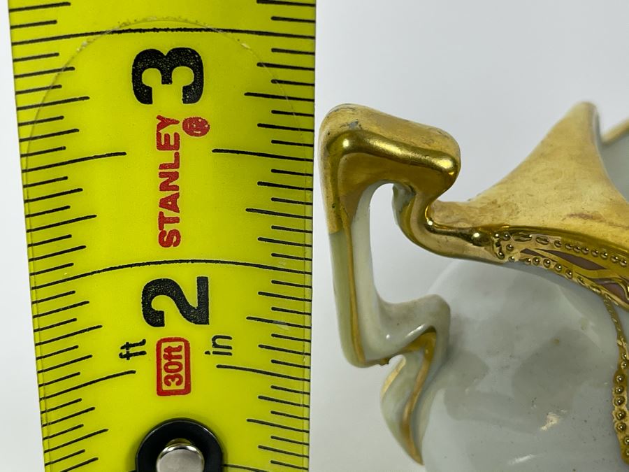 Vintage Hand Painted Nippon Japan Handled Cup 7.5W X 2.75H [Photo 6]