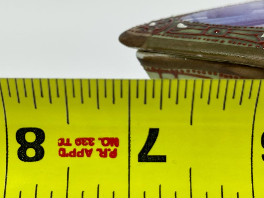 Vintage Hand Painted Nippon Japan Pot With Lid 7W X 7H [Photo 12]