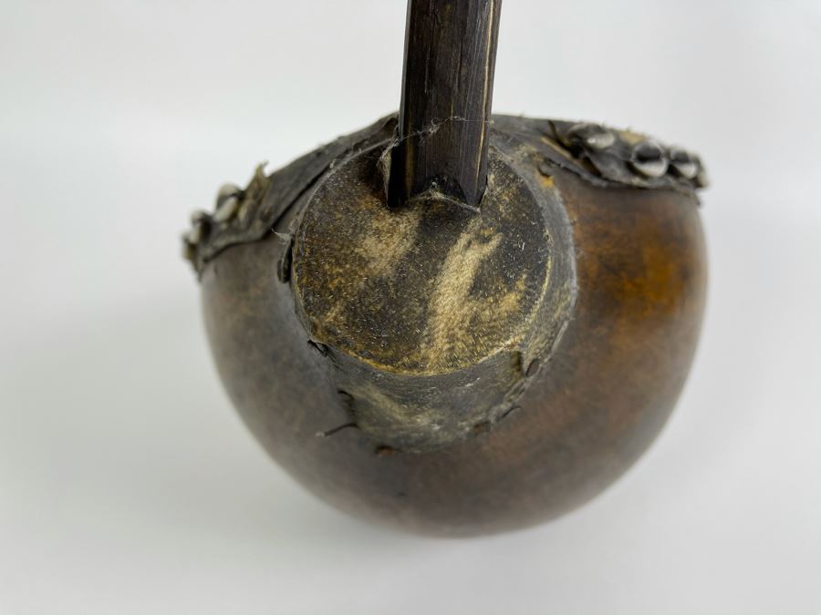 Vintage Ethnic Handmade Gourd Stringed Instrument 13 X 21 [Photo 7]