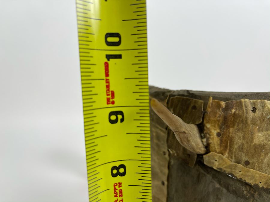 Vintage Handmade Carved Wooden Ethnic Mask With Horns 7W X 9.5H X 7D [Photo 14]