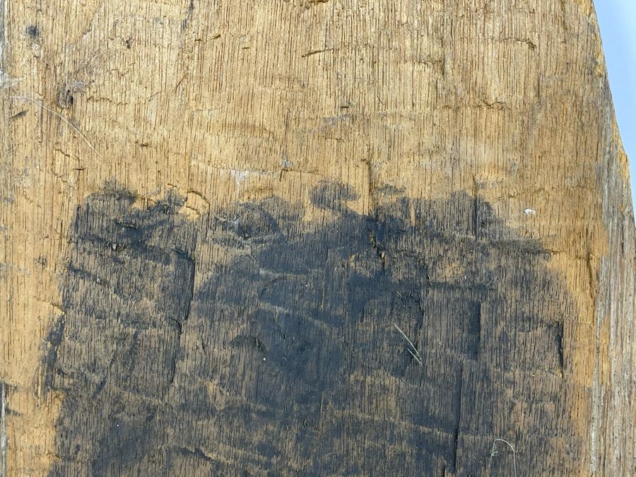 Vintage Hand Carved Handpainted Wooden Ethnic Mask 10W X 22H [Photo 9]