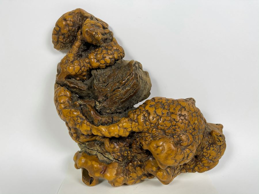Organic Burl Wood Natural Wall Sculpture 15W X 10H [Photo 2]