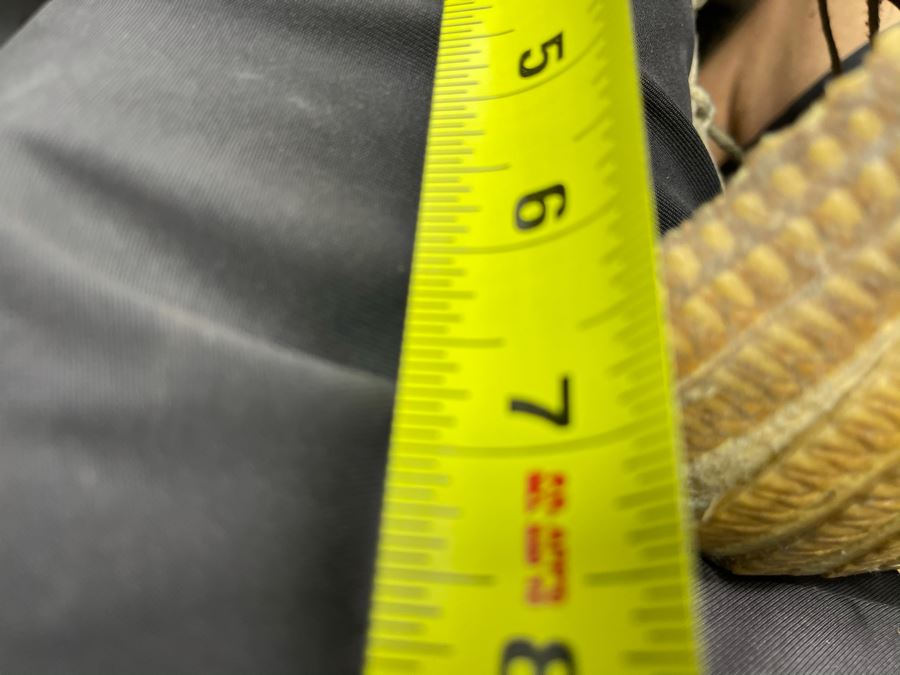 Vintage Carved Wooden Ethnic Mask With Armadillo Skin 7W X 13H X 4D [Photo 14]