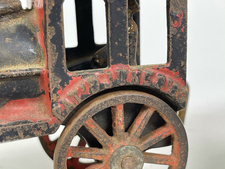 Antique Cast Iron Toy Train 1882 Patent Date (Chimney On Train Engine Is Chipped) [Photo 15]