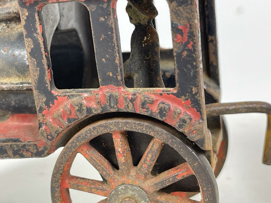 Antique Cast Iron Toy Train 1882 Patent Date (Chimney On Train Engine Is Chipped) [Photo 17]