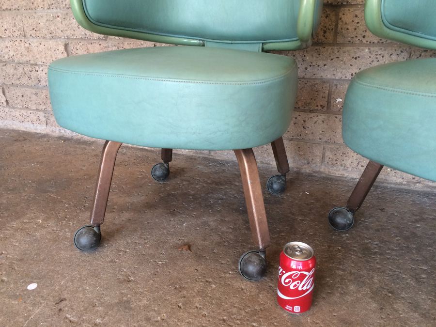 Modern Green Chairs on Casters [Photo 10]