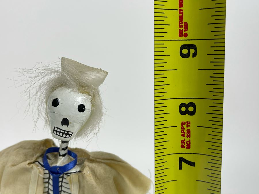 Signed Julia Elena Mexican Día De Los Muertos Dentist Figure 8.5H [Photo 9]