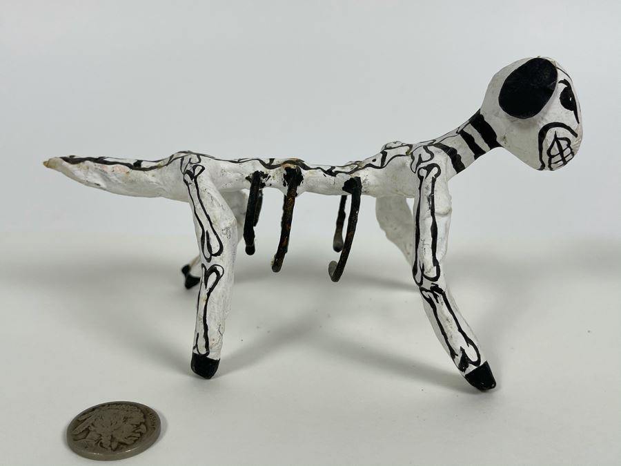 Mexican Día De Los Muertos Dog Figure 6W X 3.5H [Photo 4]