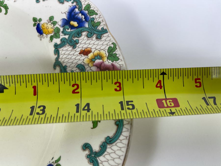 Royal Cauldon England 'Victoria' Oval Serving Platter Made In England 15 X 12 [Photo 8]