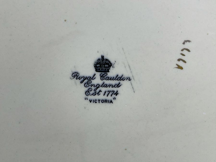 Royal Cauldon England 'Victoria' Oval Serving Platter Made In England 15 X 12 [Photo 6]