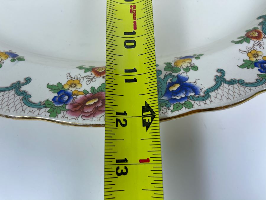 Royal Cauldon England 'Victoria' Oval Serving Platter Made In England 15 X 12 [Photo 9]