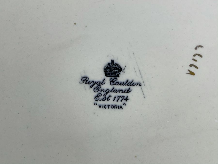 Royal Cauldon England 'Victoria' Oval Serving Platter Made In England 15 X 12 [Photo 7]