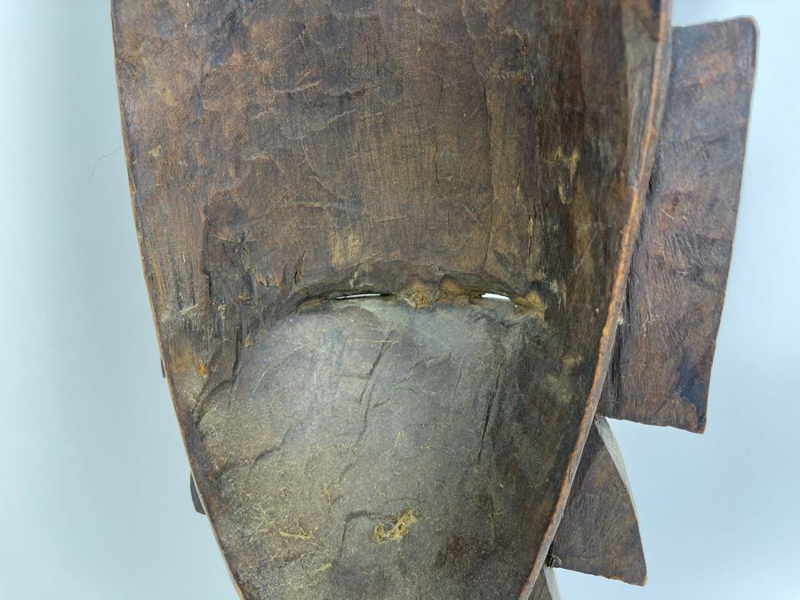 Hand Carved Wooden Ethnic Mask 12W X 14H [Photo 10]