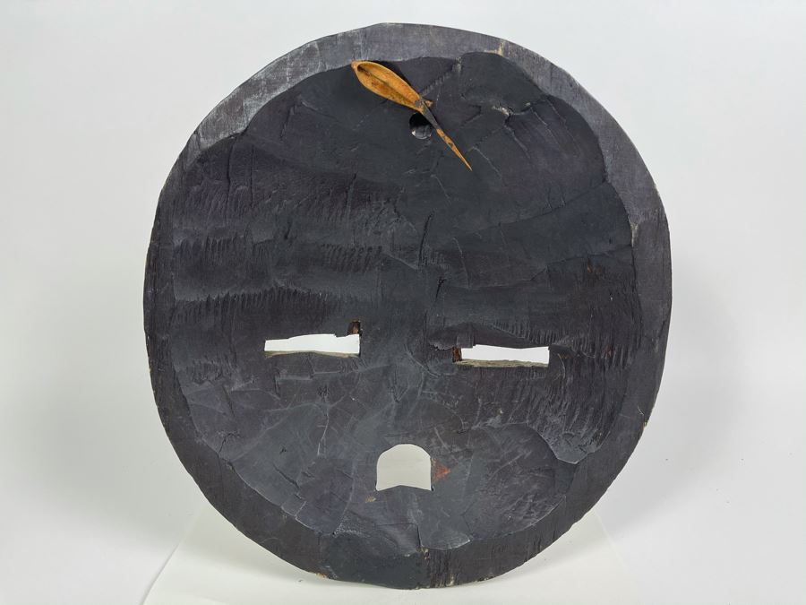 Vintage Carved Wooden Ethnic Mask 12W X 12H X 3D [Photo 8]
