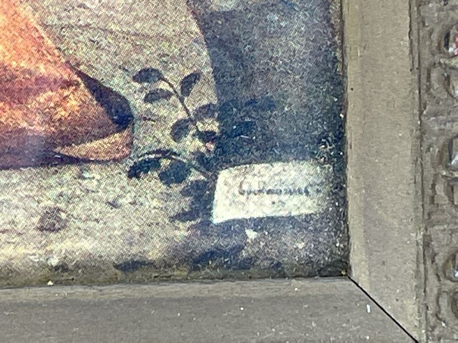 Vintage Religious Print Of Virgin Mary With Baby Jesus In Vintage Frame 15.5 X 11 [Photo 10]